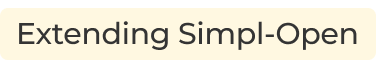 Extending Simpl-Open with New Data Planes